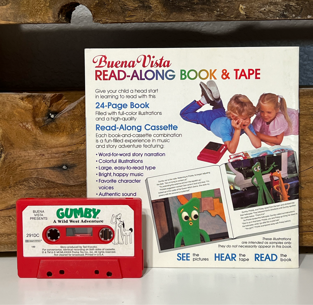 Gumby A Wild West Adventure Read-A-Long Book & Tape – 2nd Time