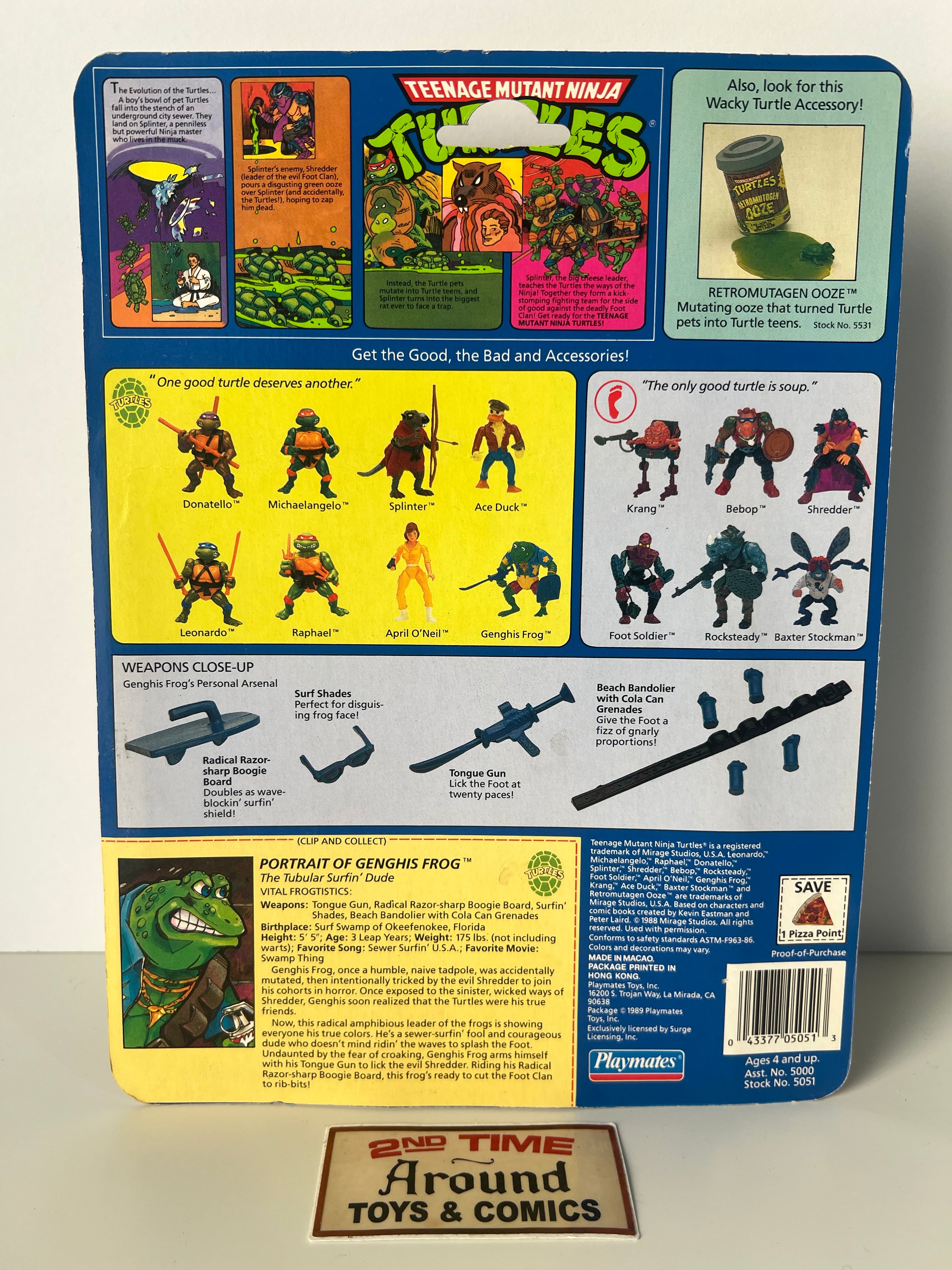 TMNT Ghengis Frog 14-Back