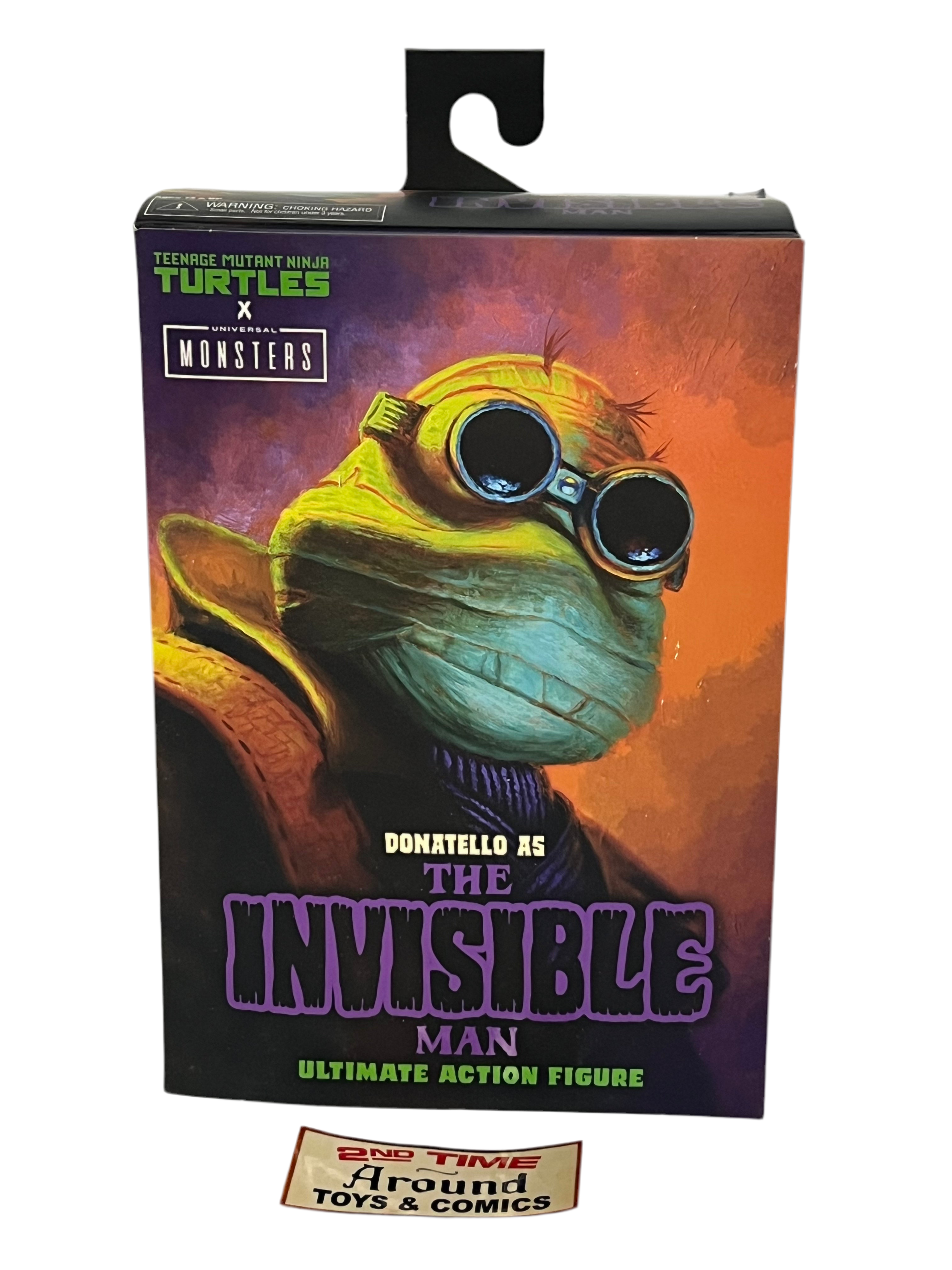 tmnt universal monsters donatello NECA TMNT Universal Monsters Donatello As The Invisible Man – 2nd Time Around Toys And Comics
