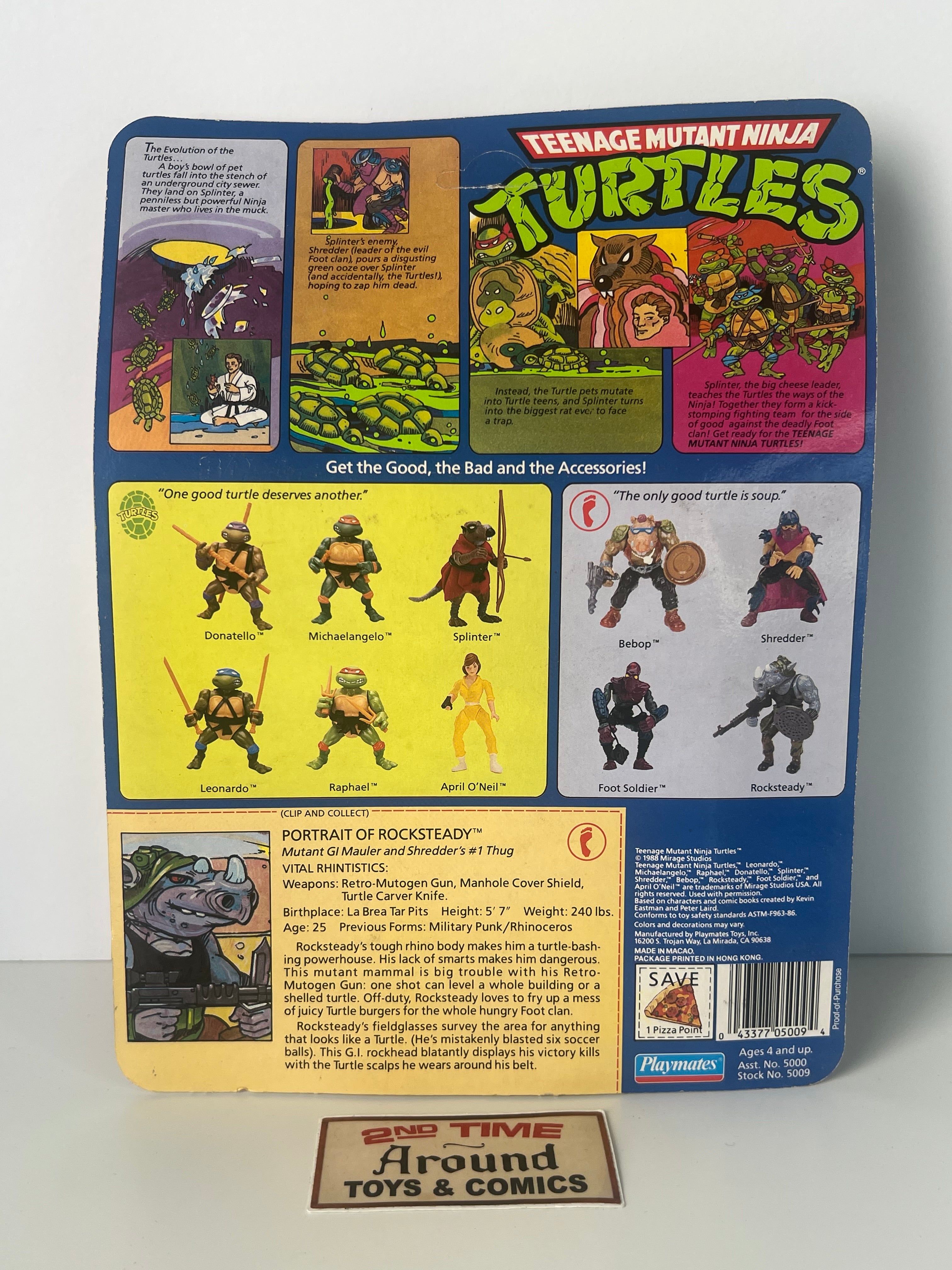 TMNT Rocksteady 10-Back