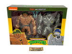 NECA TMNT Toon Traag And Granitor 2 Pack