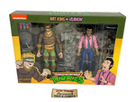 NECA TMNT Toon Rat King And Vernon 2 Pack
