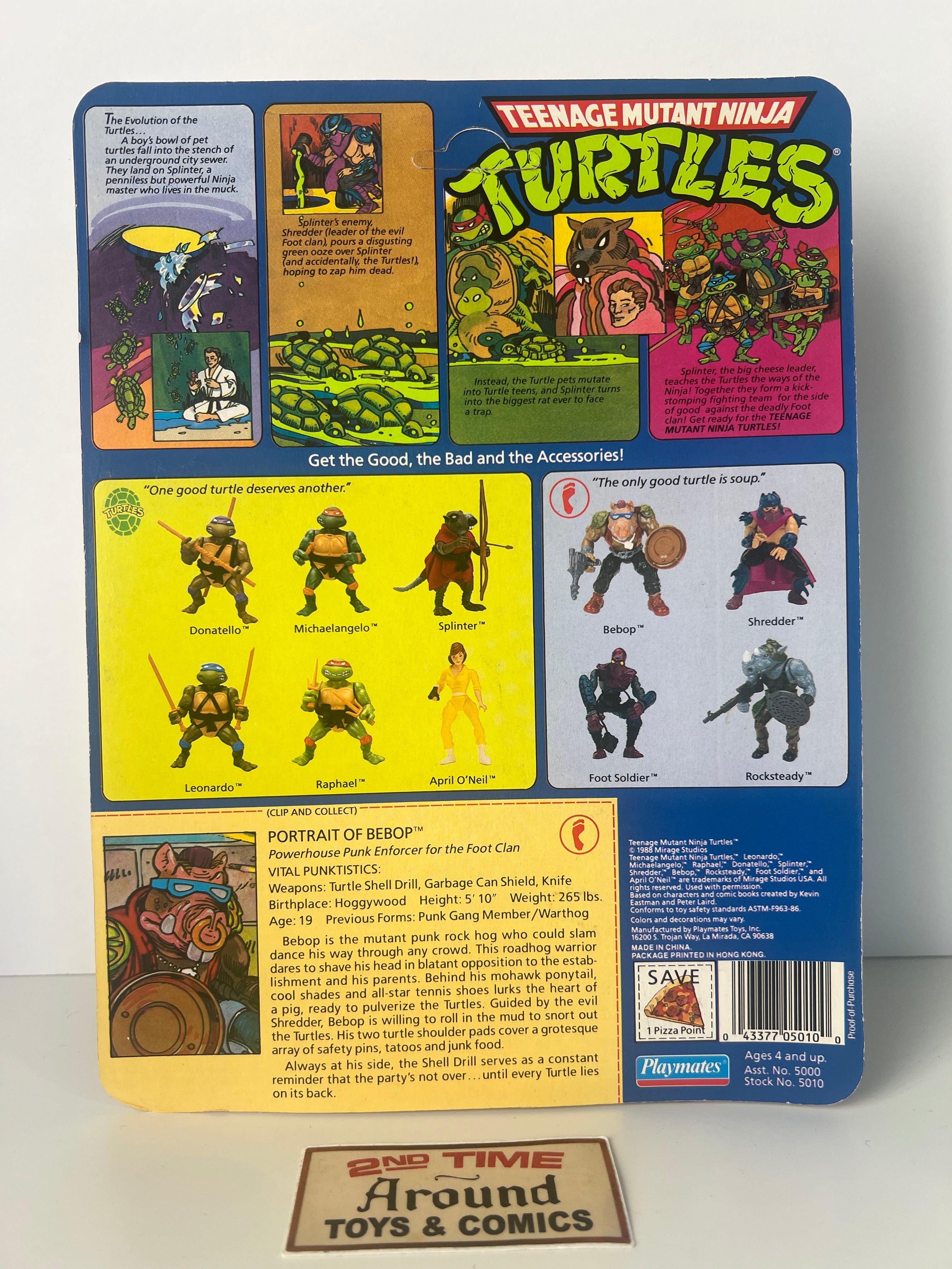 TMNT Bebop 10-Back