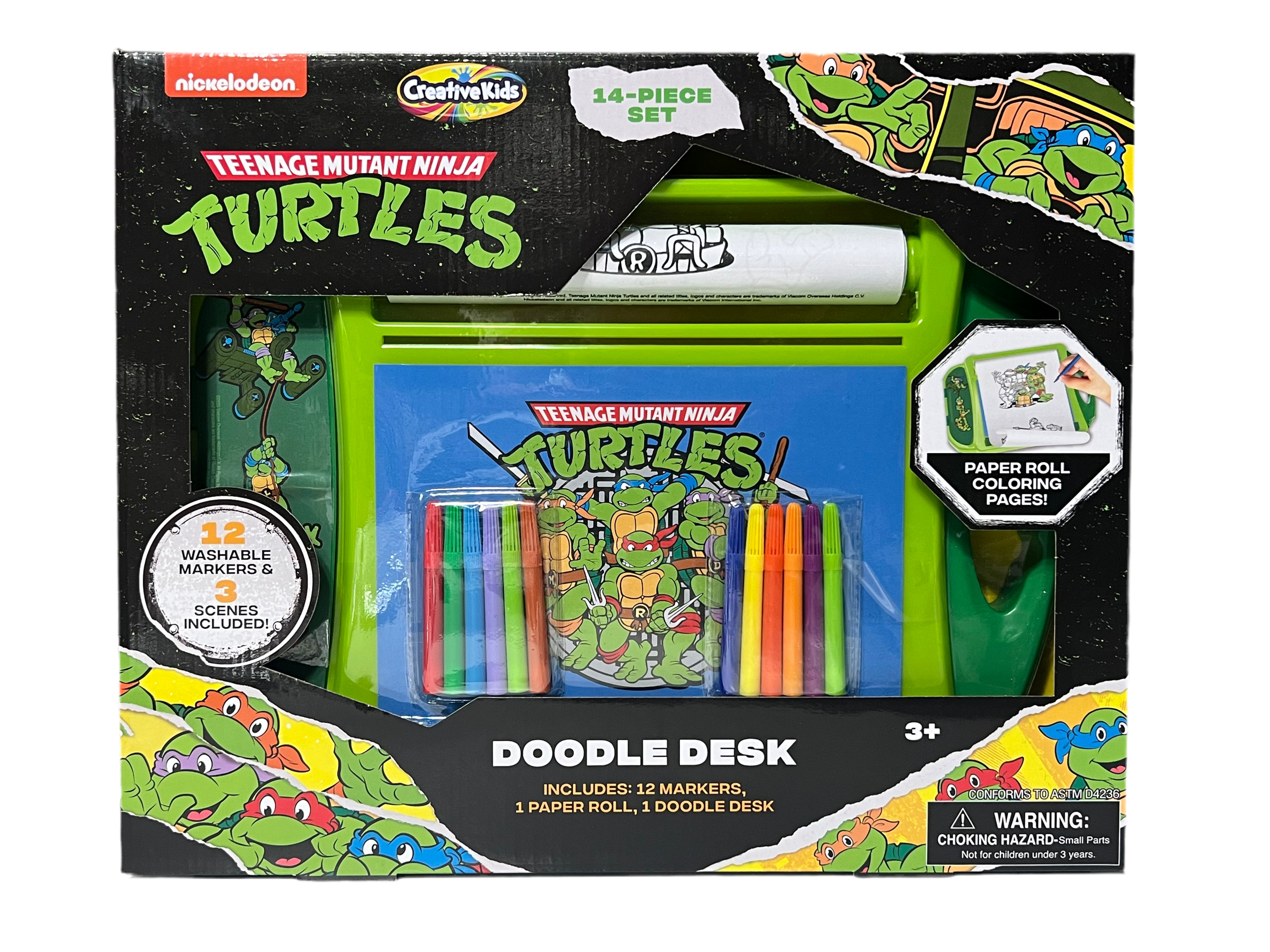 TMNT Classic Doodle Desk