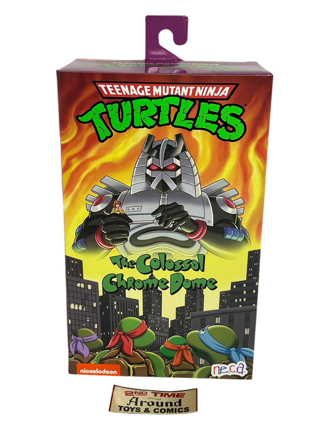 NECA TMNT Toon The Colossal Chrome Dome