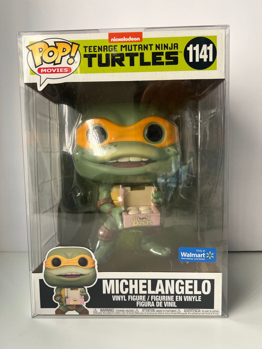 Funko POP! Movies TMNT Jumbo Michelangelo Walmart Exclusive 1141