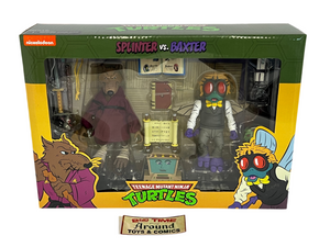 NECA TMNT Toon Splinter VS. Baxter 2 Pack