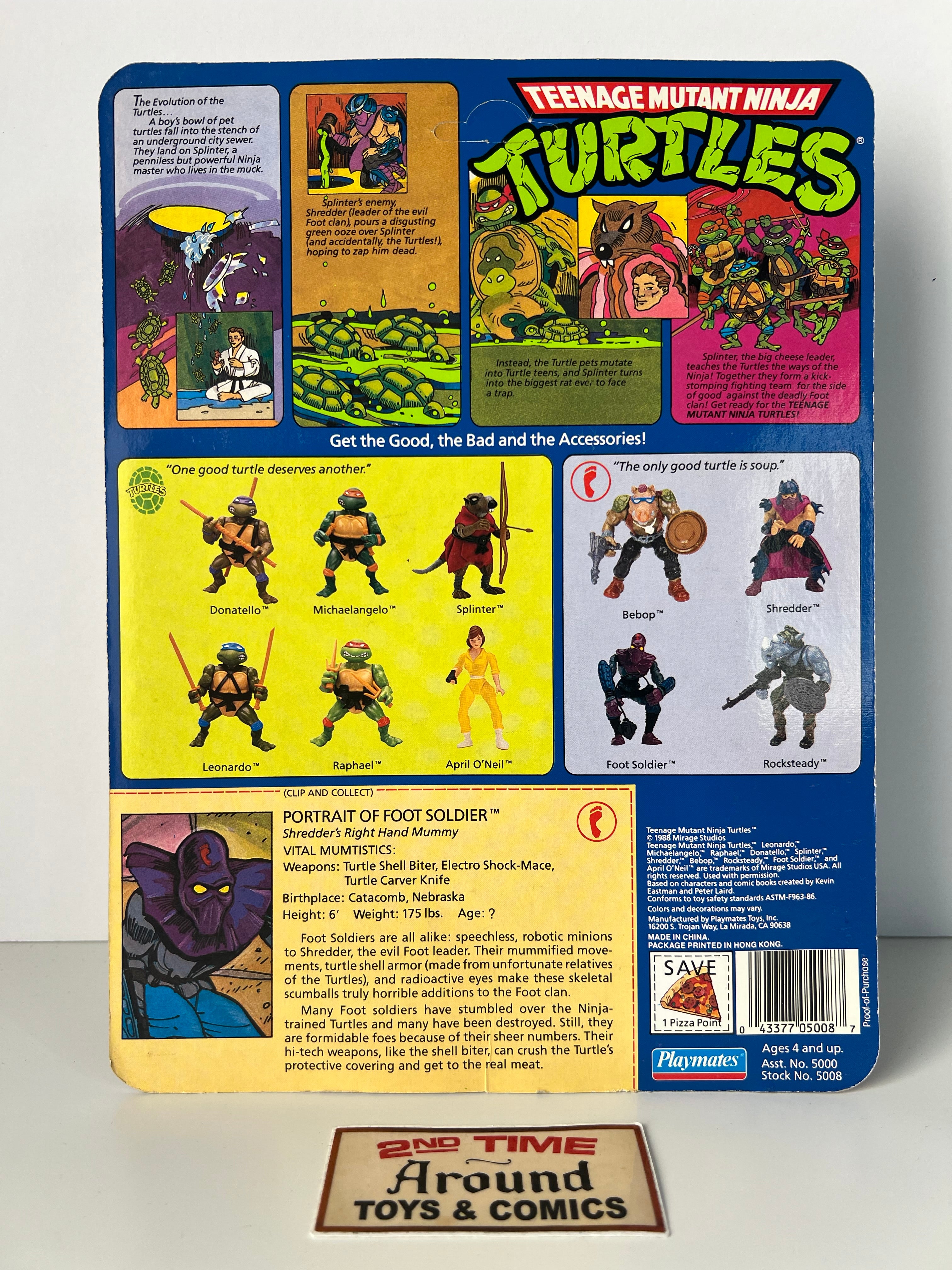 TMNT Foot Soldier 10-Back