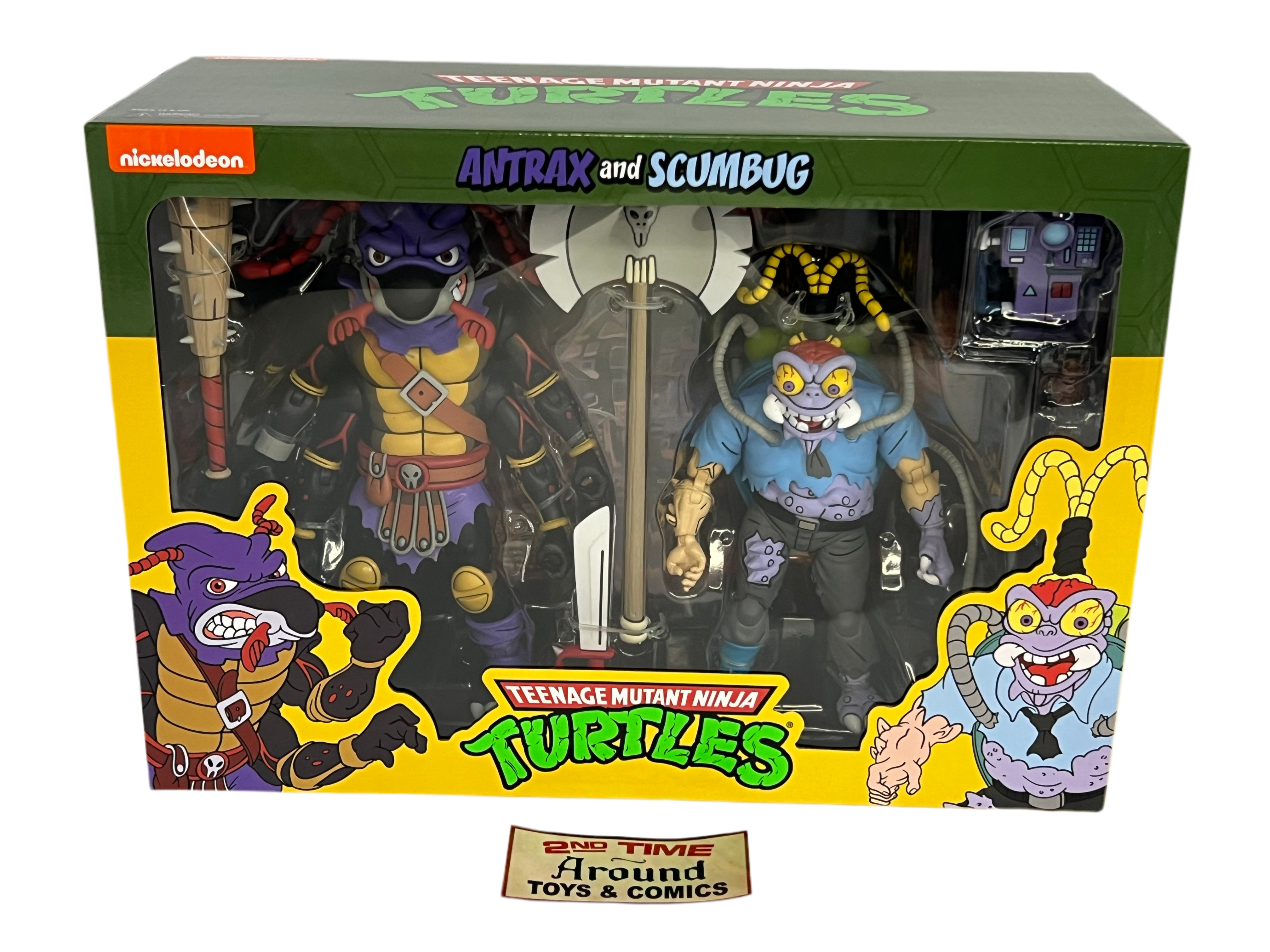 NECA TMNT Toon Antrax And Scumbug 2 Pack
