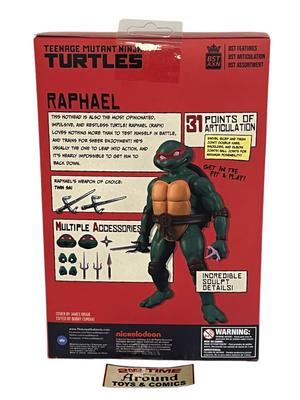 BST AXN TMNT Comic Book + Action Figure Raphael