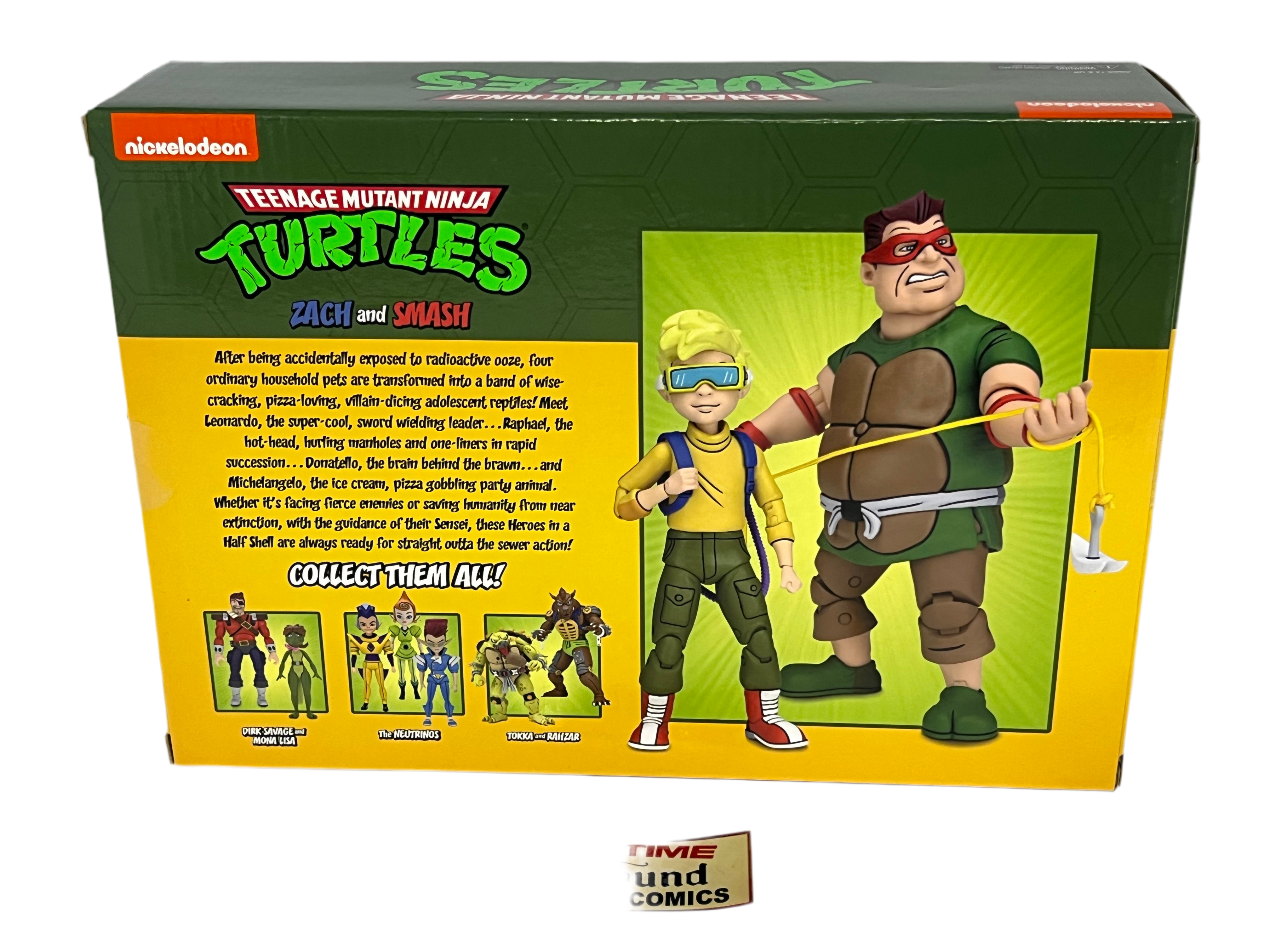NECA TMNT Toon Zach And Smash 2 Pack