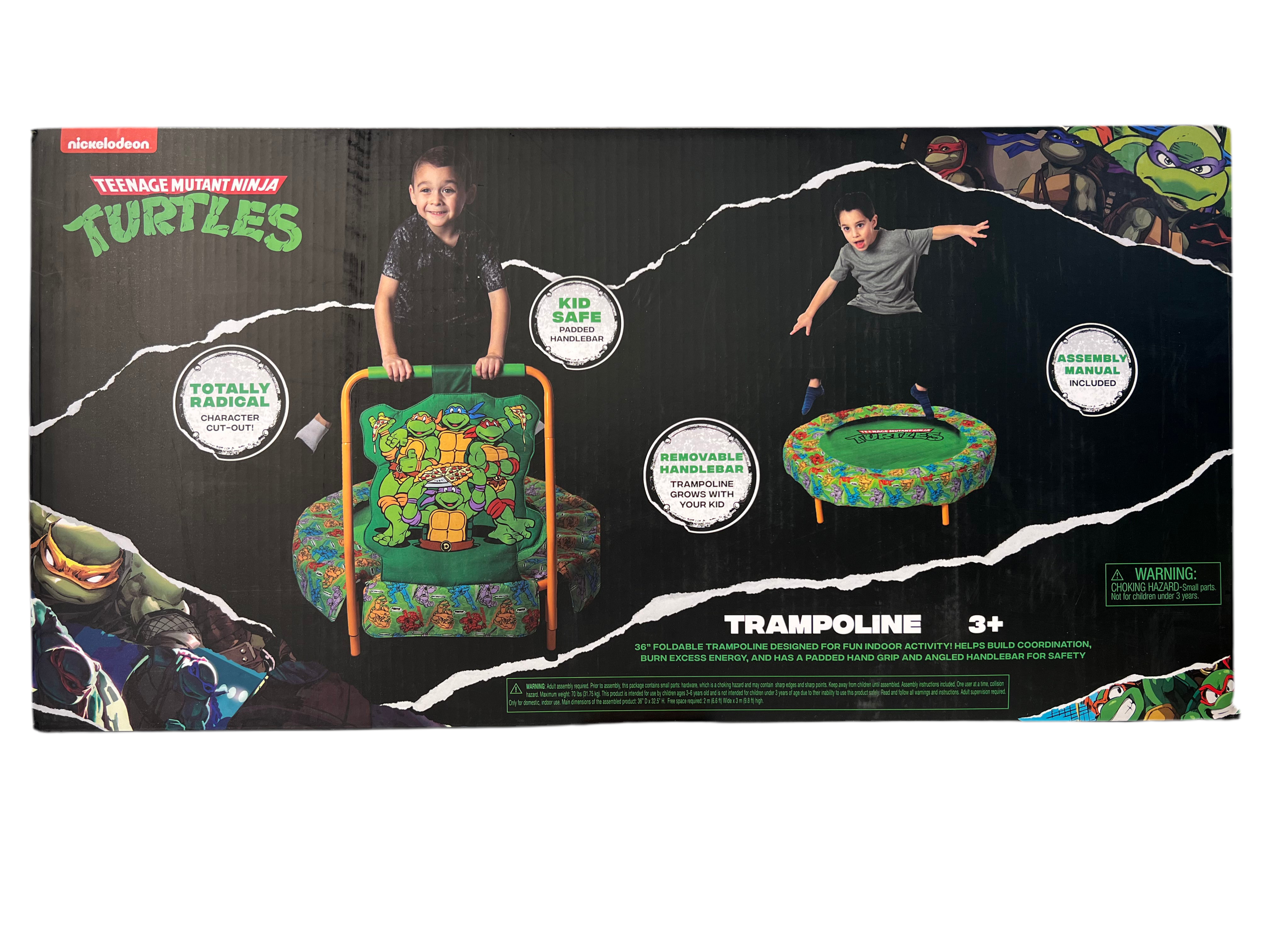 TMNT 36” Foldable Trampoline