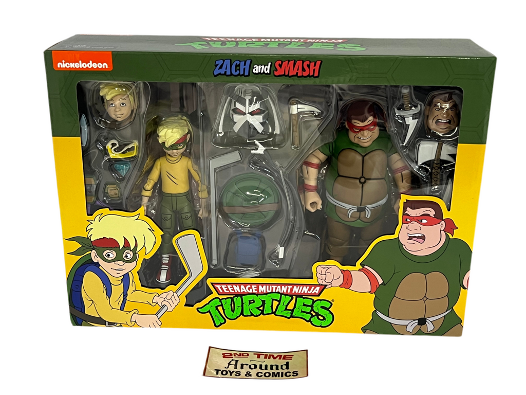 NECA TMNT Toon Zach And Smash 2 Pack