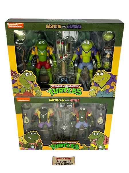 NECA TMNT Toon Ghengis And Rasputin Napoleon And Atilla Both 2
