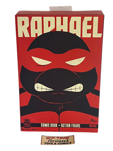 BST AXN TMNT Comic Book + Action Figure Raphael
