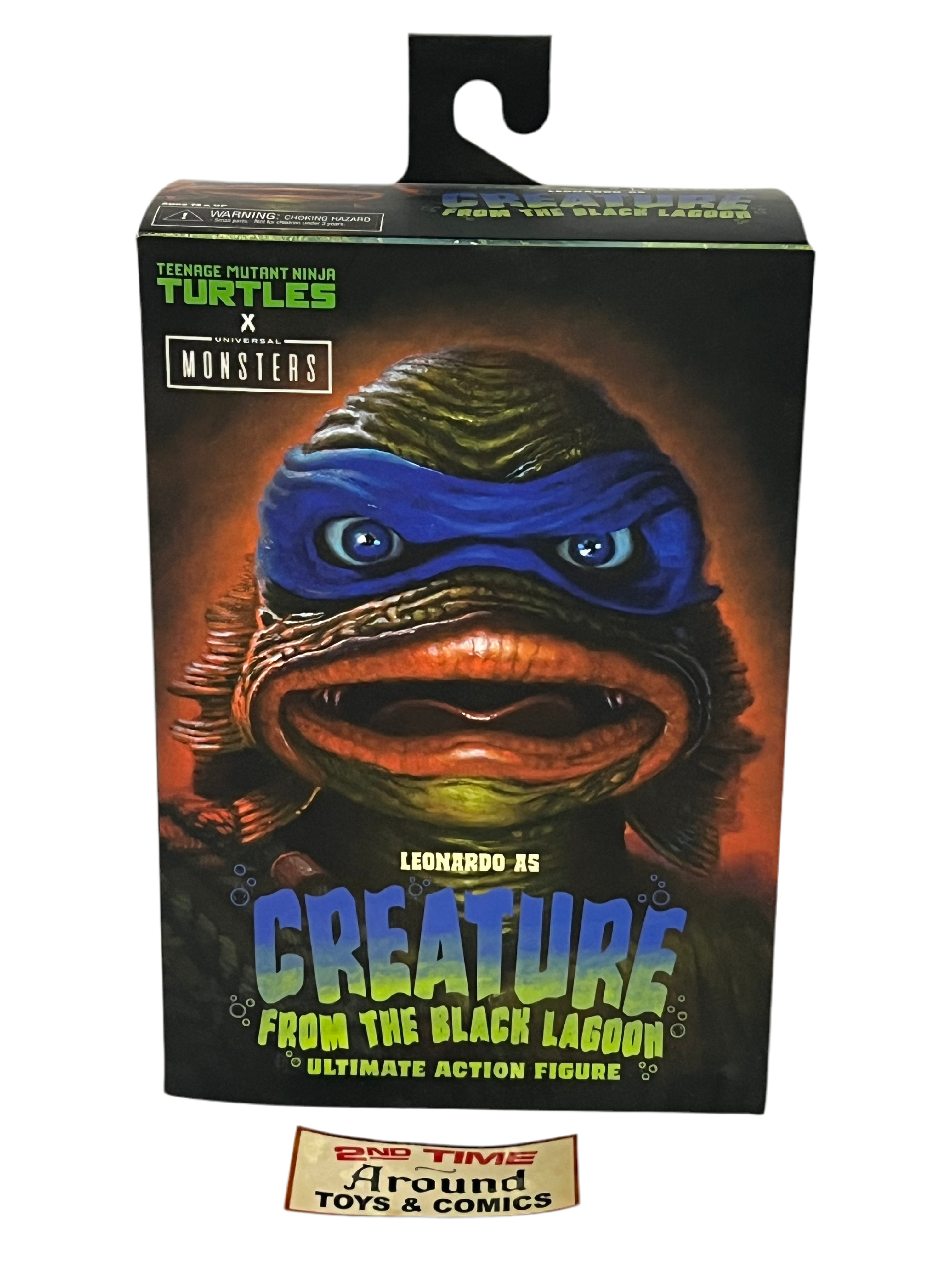 neca tmnt monsters NECA TMNT Universal Monsters Leonardo As Creature From The Black Lagoo – 2nd Time Around Toys And Comics