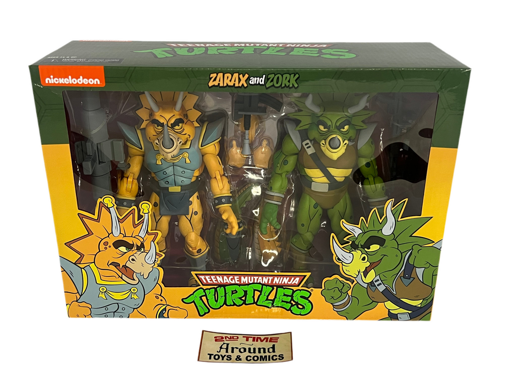 NECA TMNT Toon Zarax And Zork 2 Pack