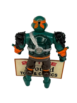 TMNT Metal Mutants Michaelangelo With Beetle Spirit Armor