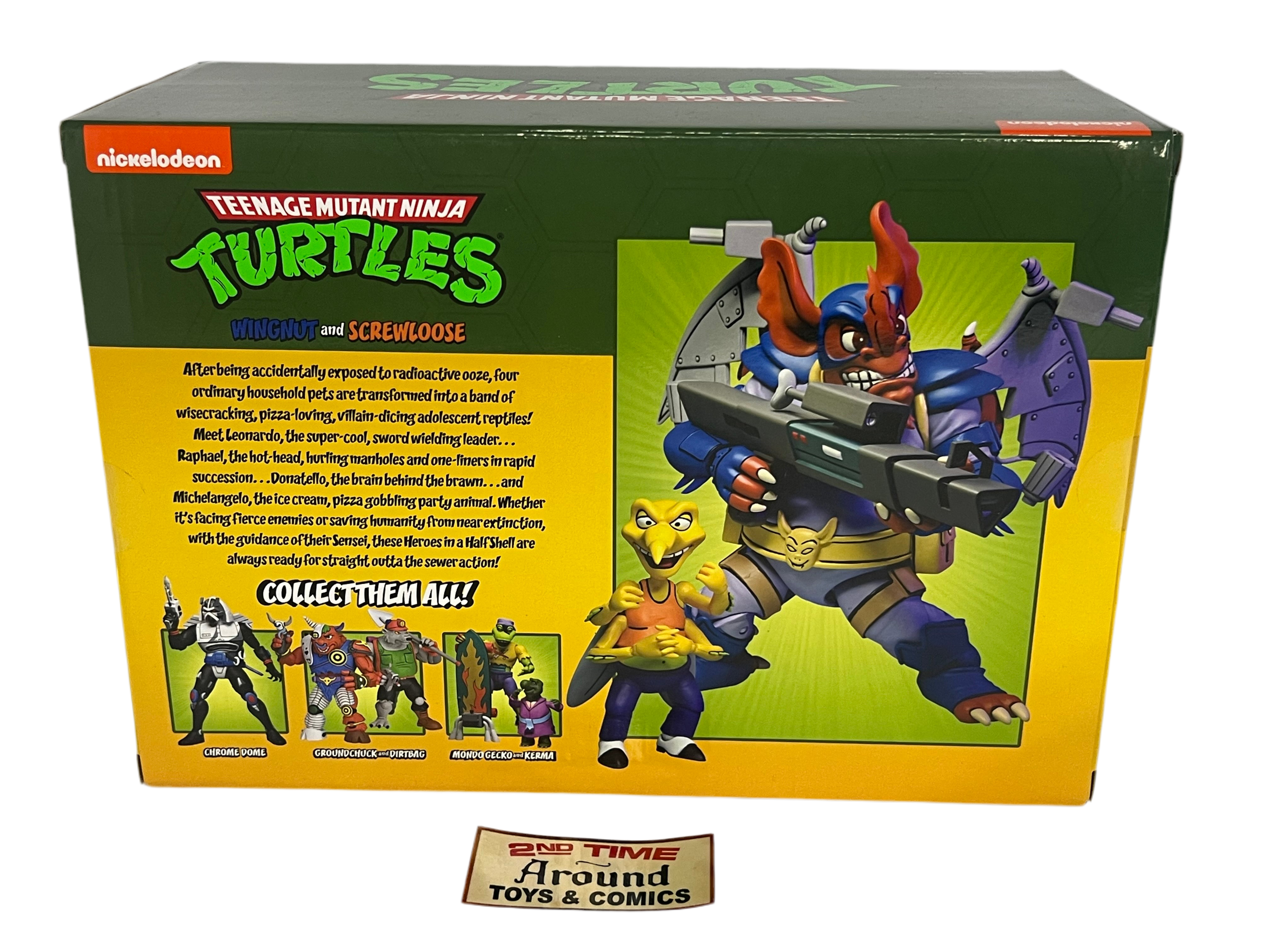 NECA TMNT Toon Wingnut And Screwloose