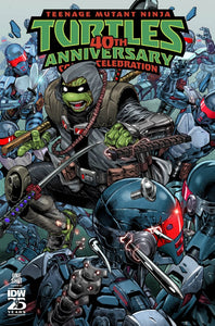 IDW TMNT 40th Anniversary Comics Celebration One Shot RI 1:10 Escorza Brothers Variant