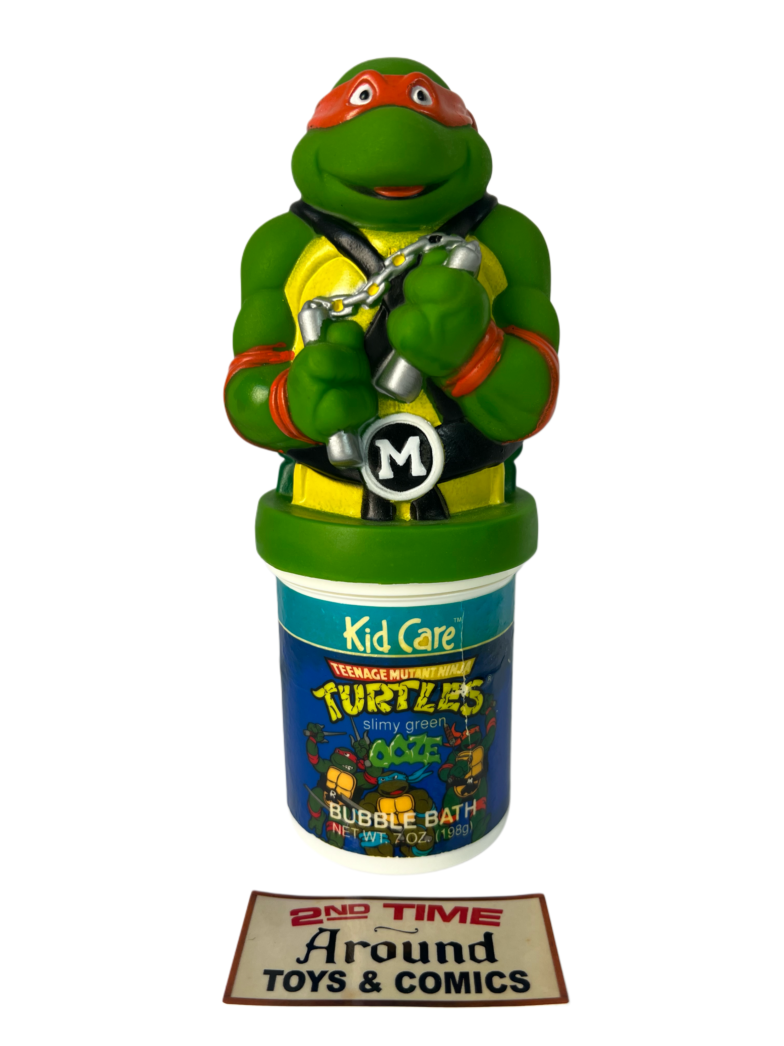 Kid Care TMNT Michelangelo Slimy Green Ooze Bubble Bath