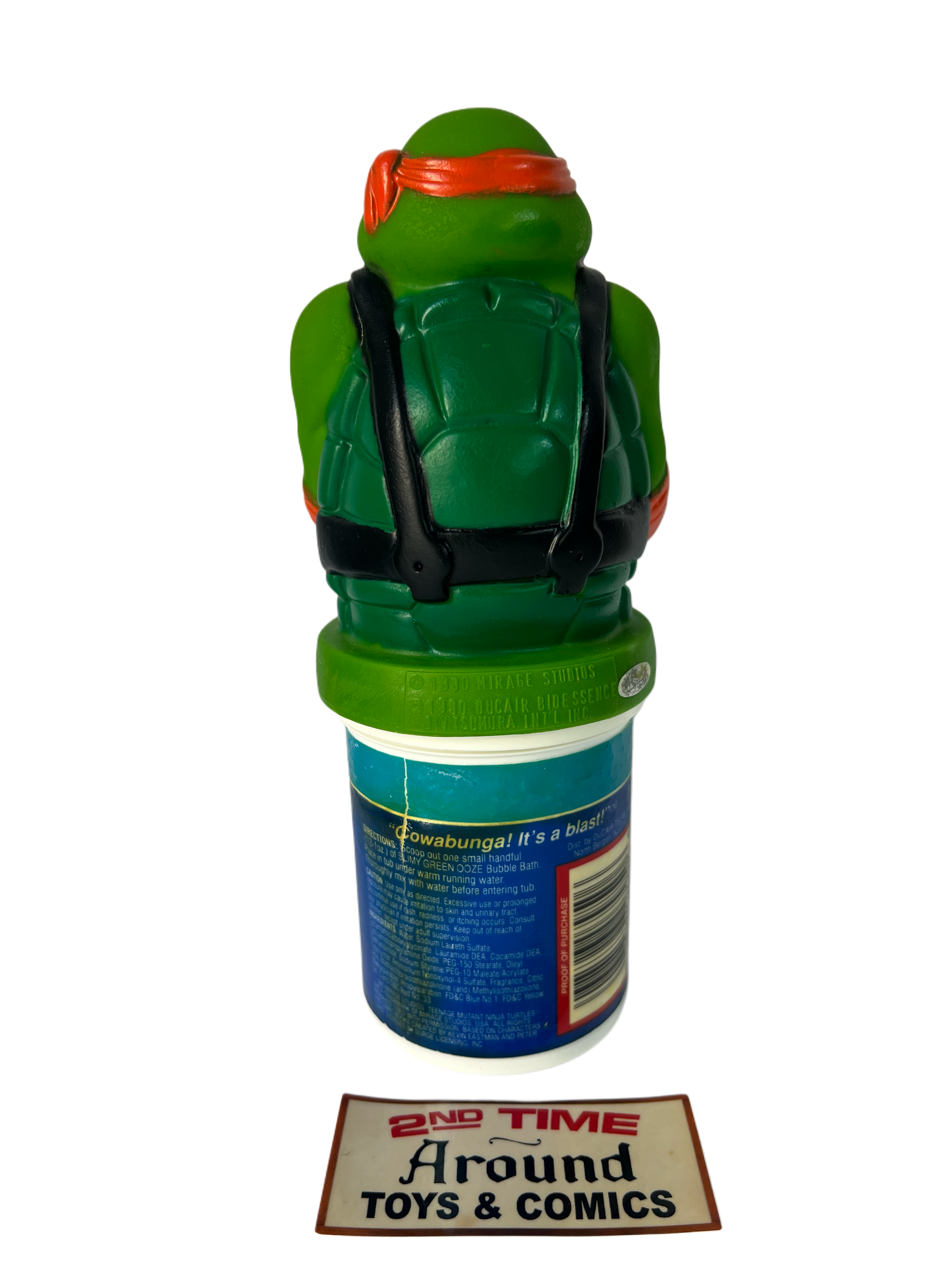 Kid Care TMNT Michelangelo Slimy Green Ooze Bubble Bath