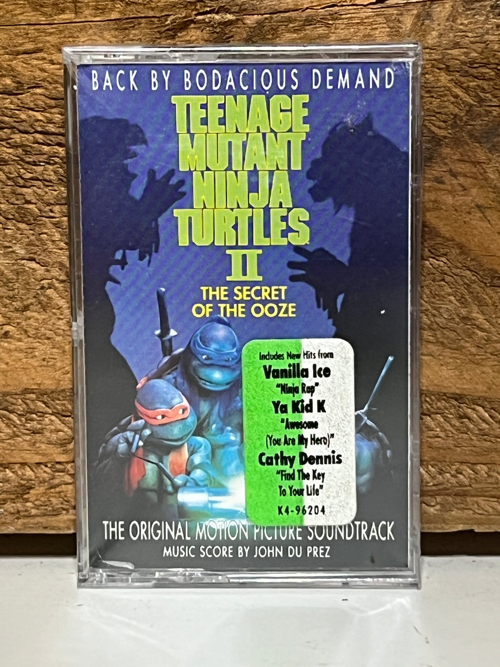 TMNT Secret Of The Ooze Soundtrack Cassette Tape