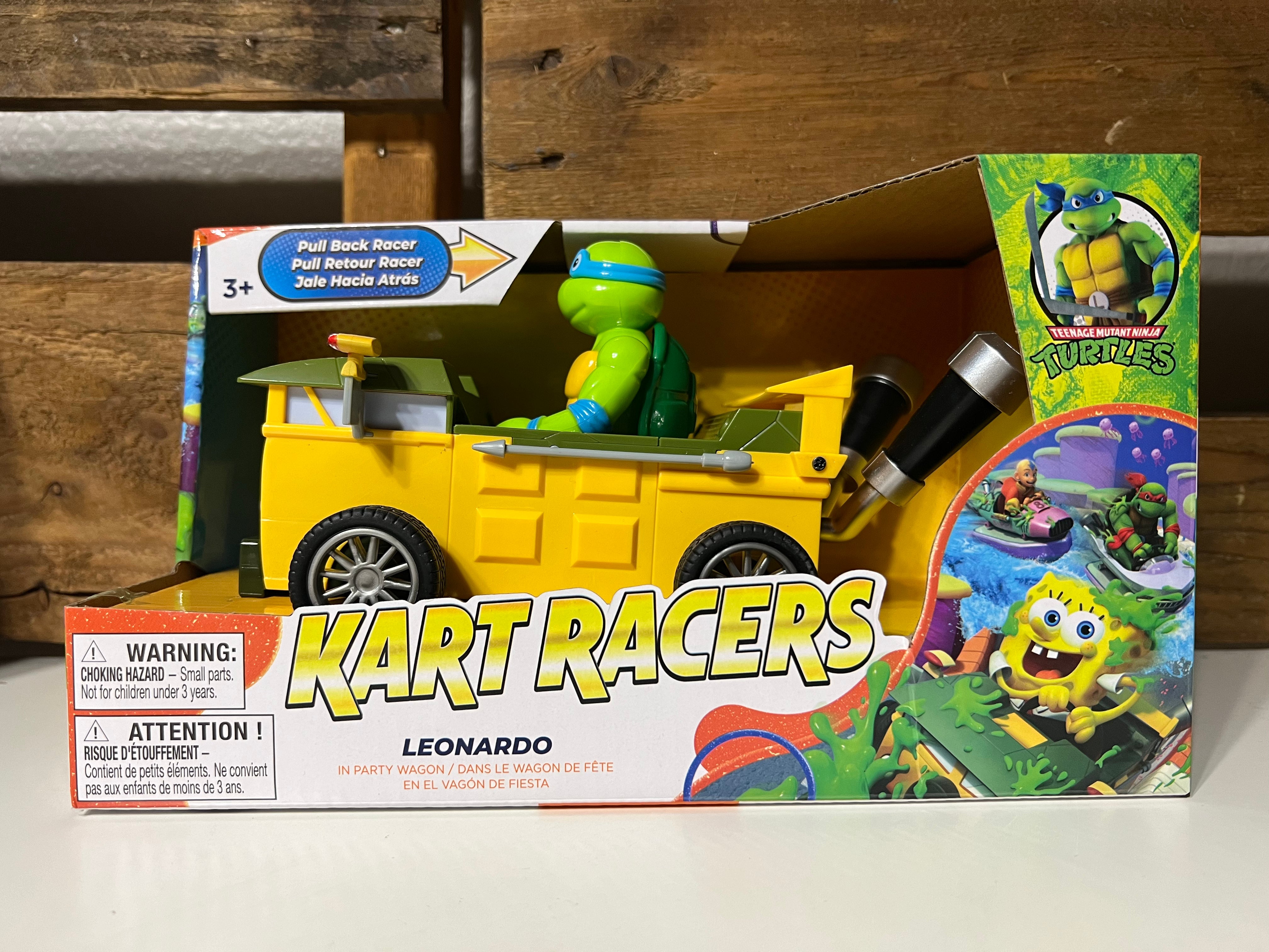 Nickelodeon Kart Racers Leonardo In Party Wagon