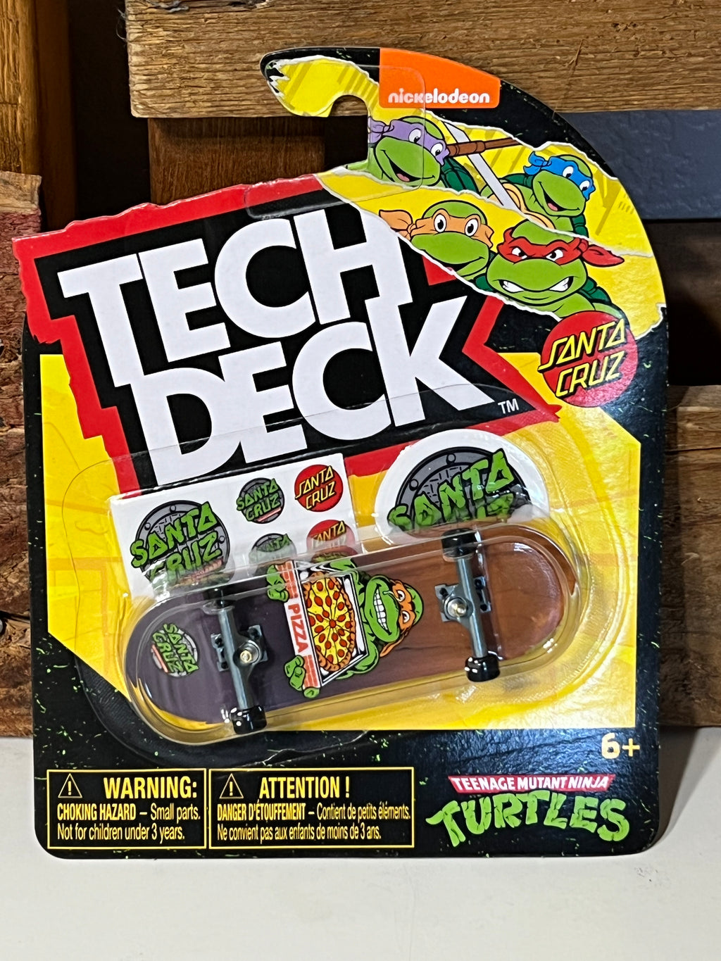 Tech Deck Santa Cruz TMNT Mikey Pizza