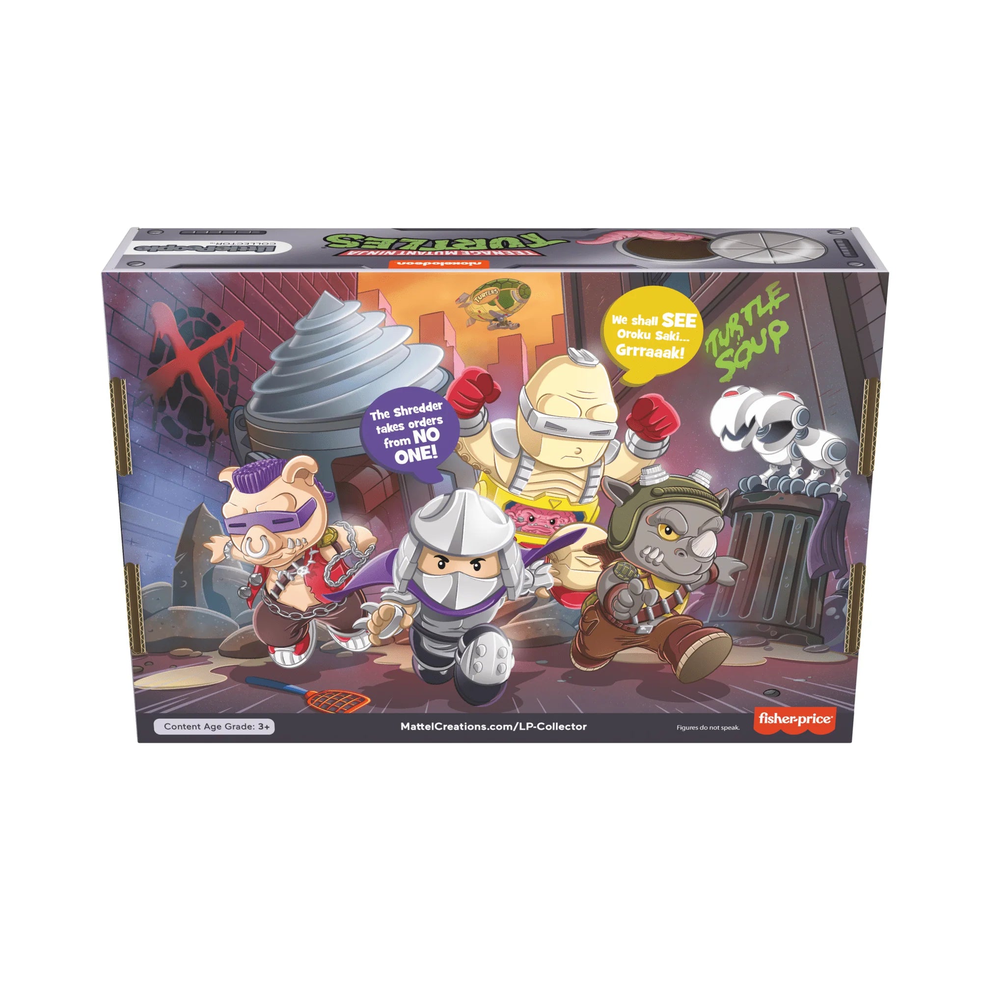 Little People TMNT Villains Set