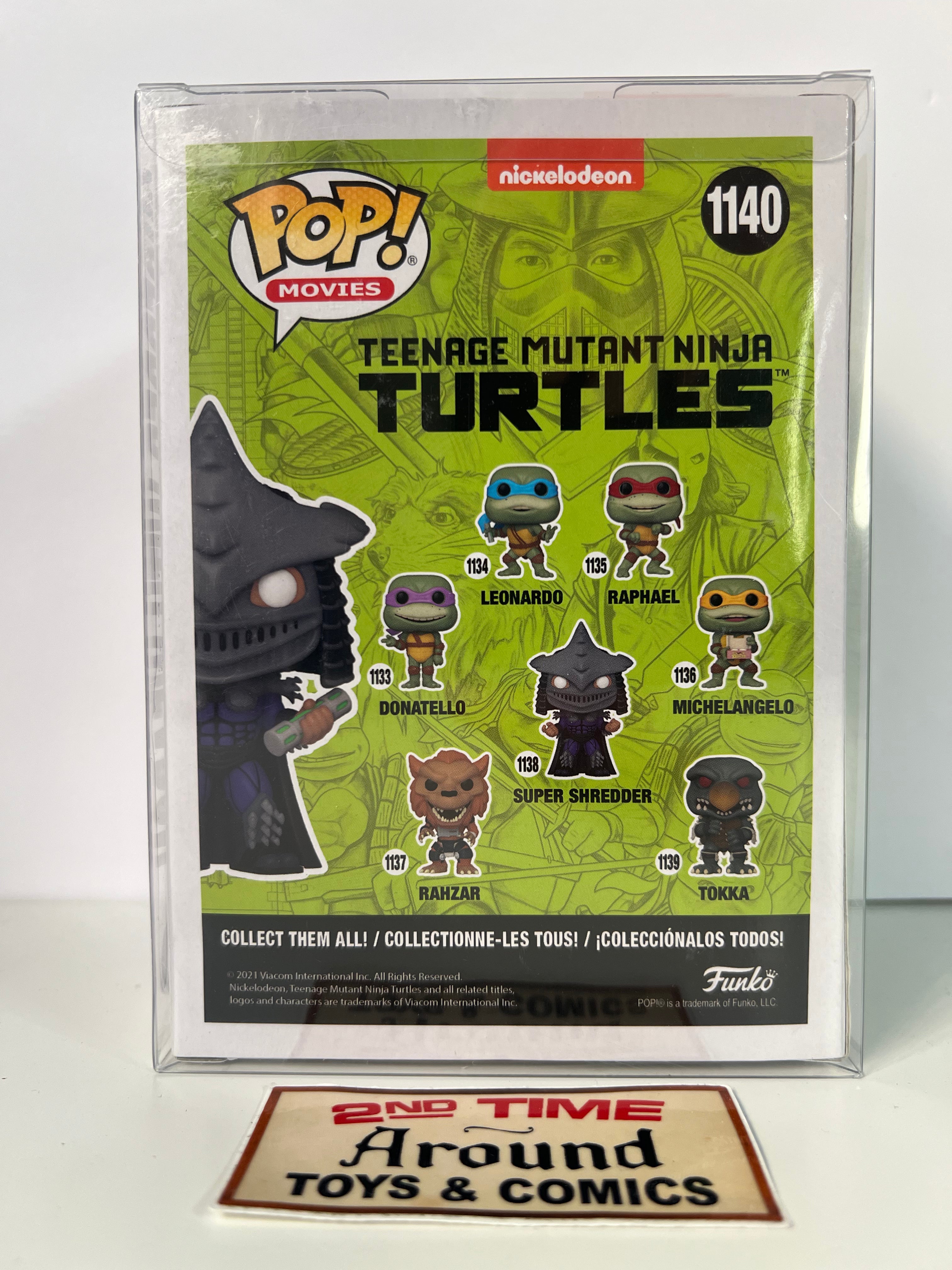 Funko POP! Movies TMNT Super Shredder With Weapon GITD Funko Exclusive 1130