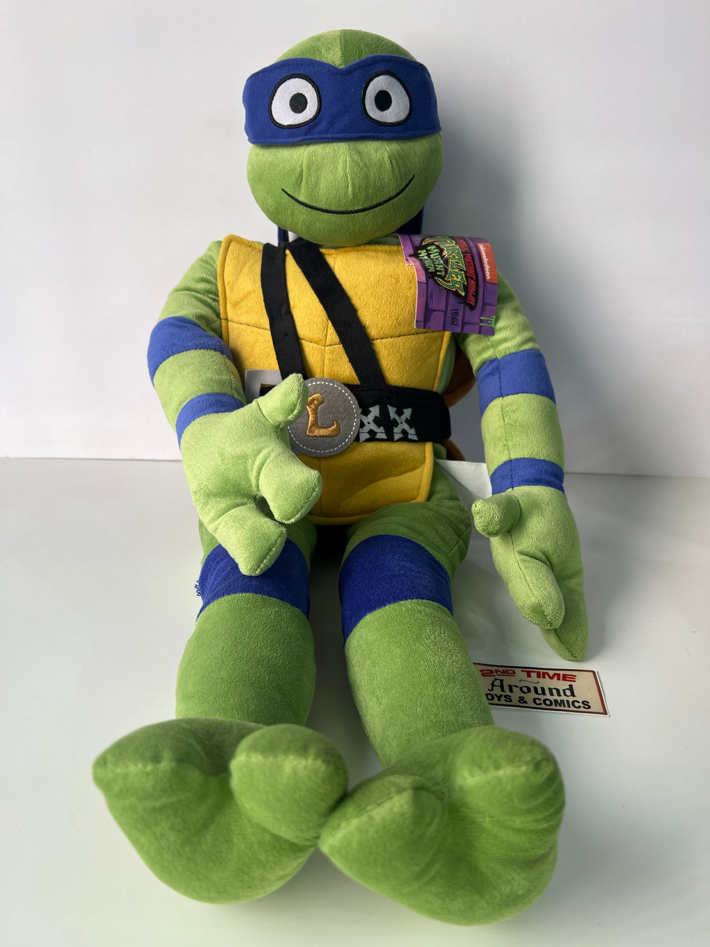 TMNT Mutant Mayhem Leonardo Pillow Plush
