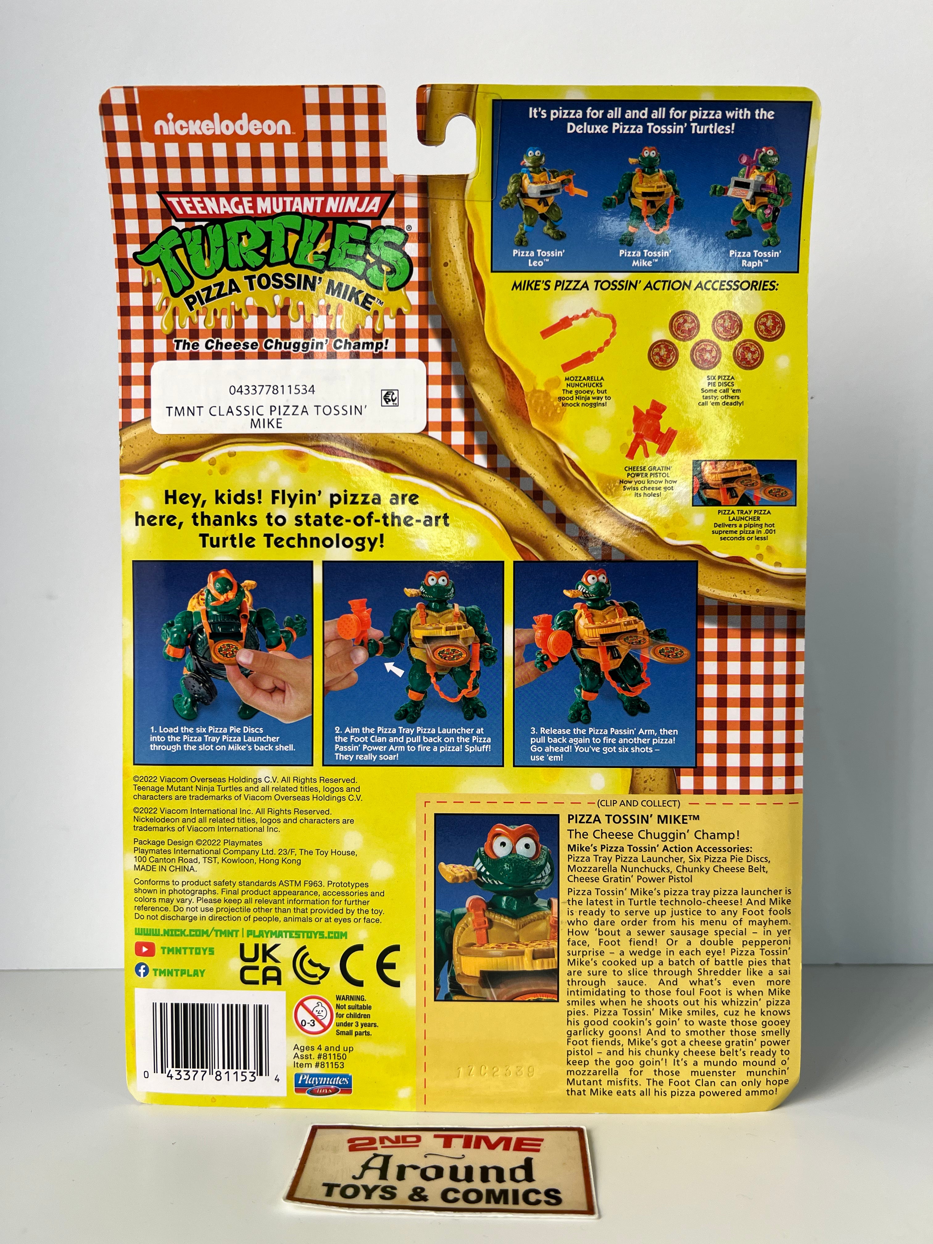 TMNT Retro Pizza Tossin’ Mike