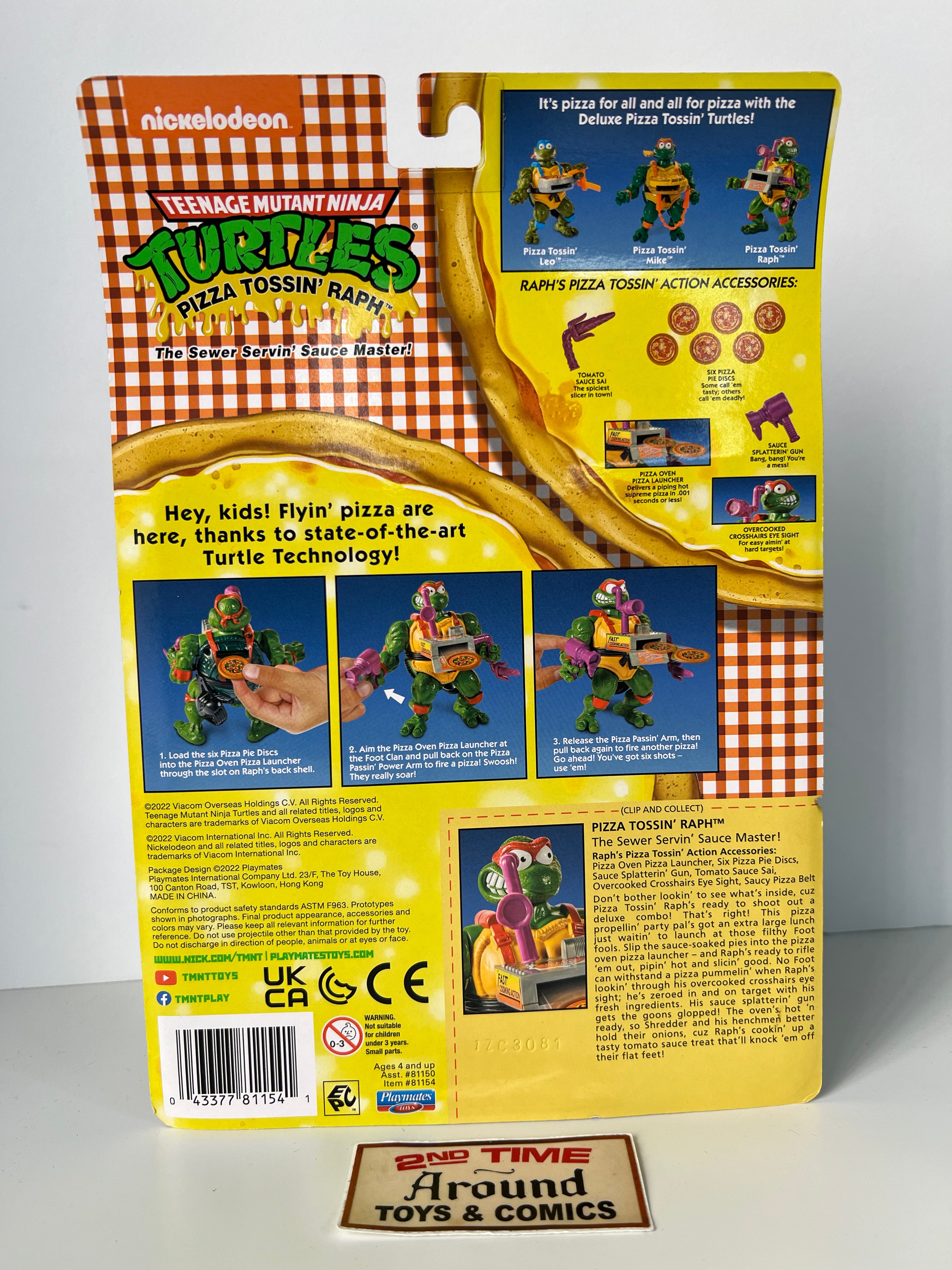 TMNT Retro Pizza Tossin’ Raph