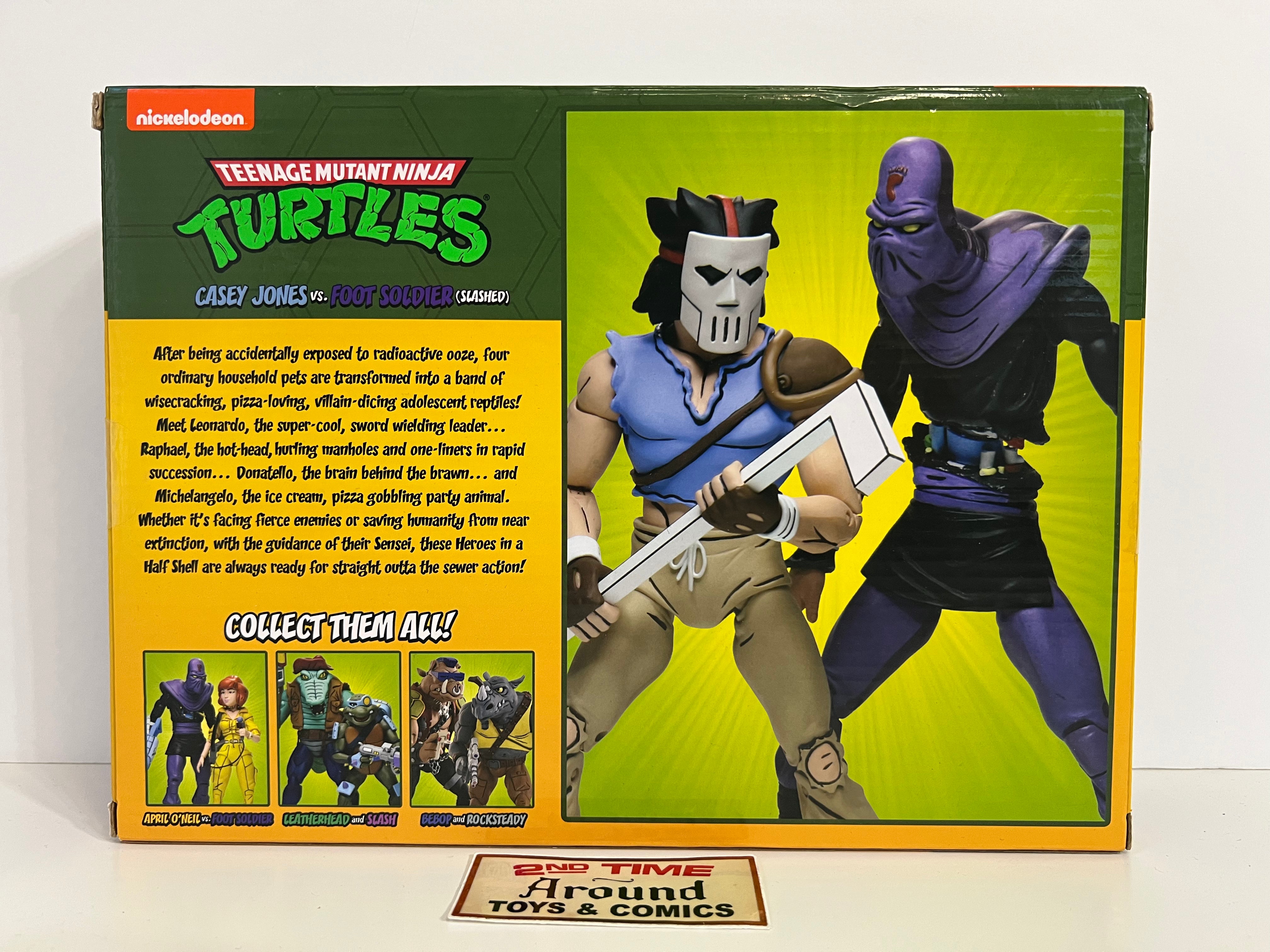 NECA Casey Jones VS Foot Soldier (Slashed) 2 Pack