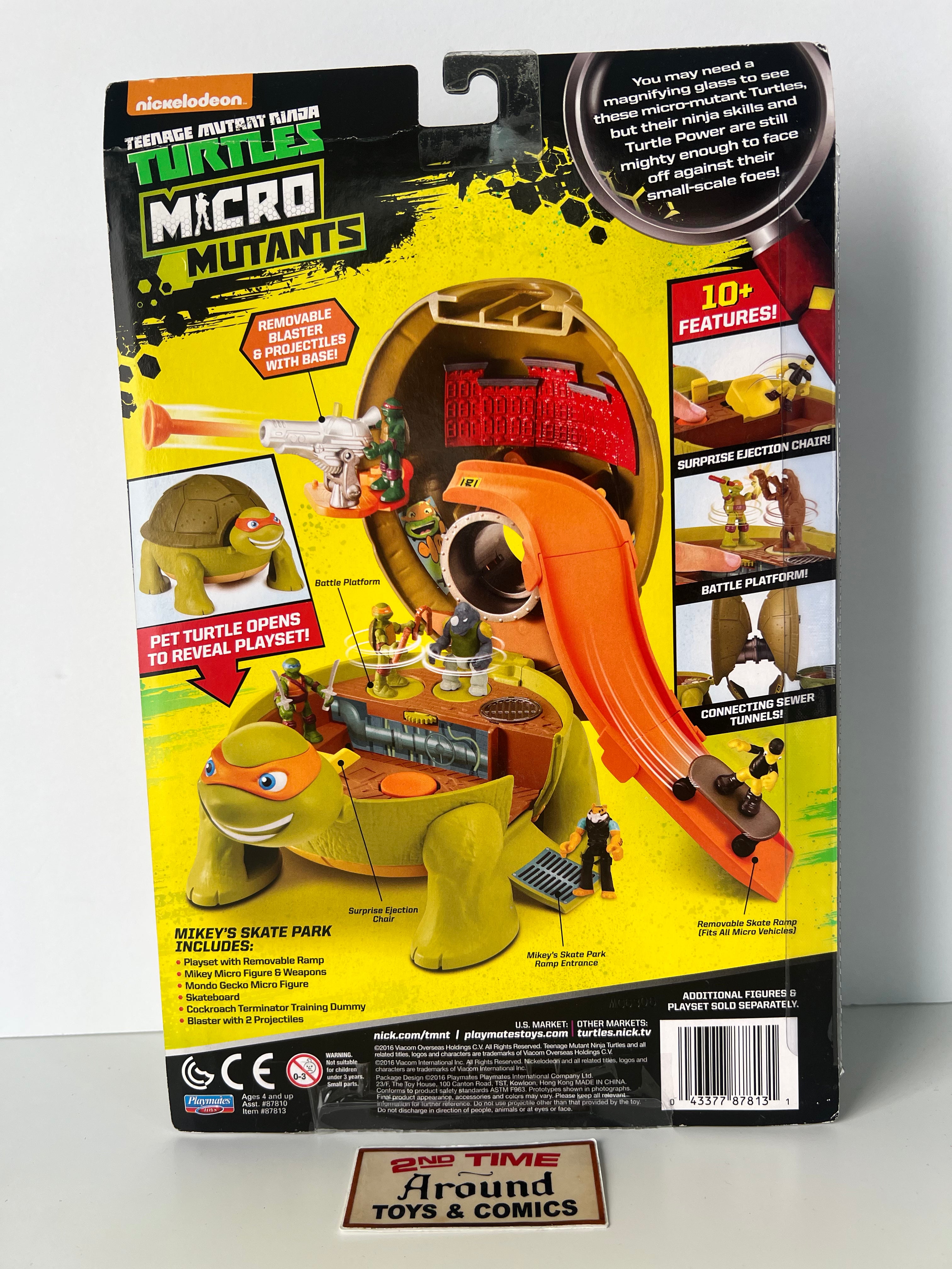 TMNT Micro Mutants Mikey’s Skate Park
