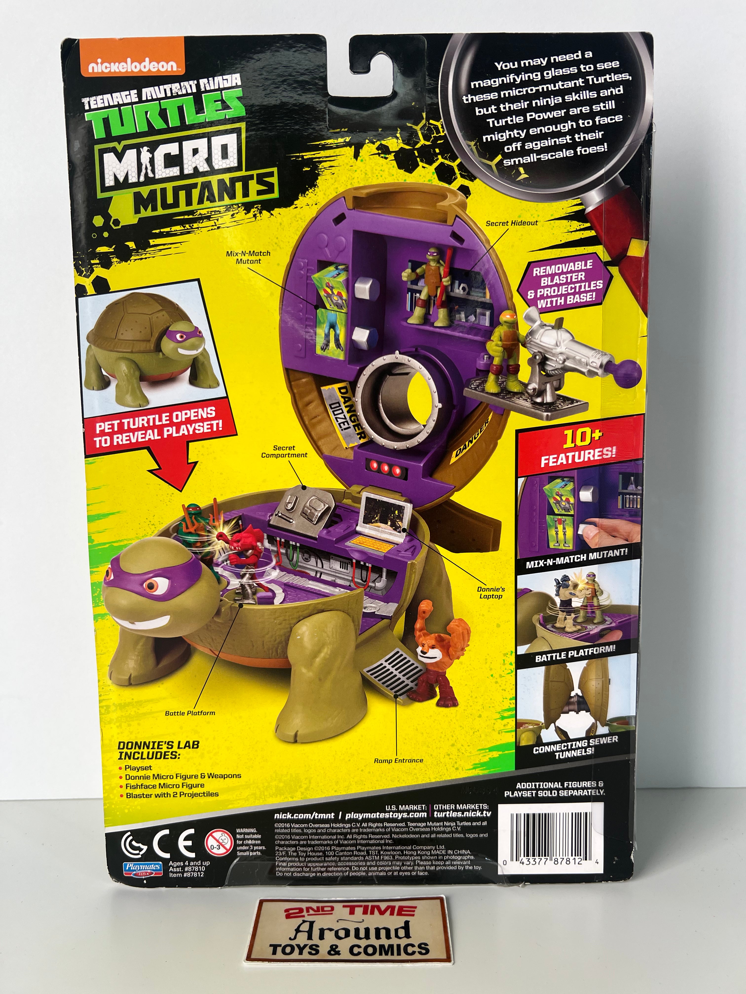TMNT Micro Mutants Donnie’s Lab