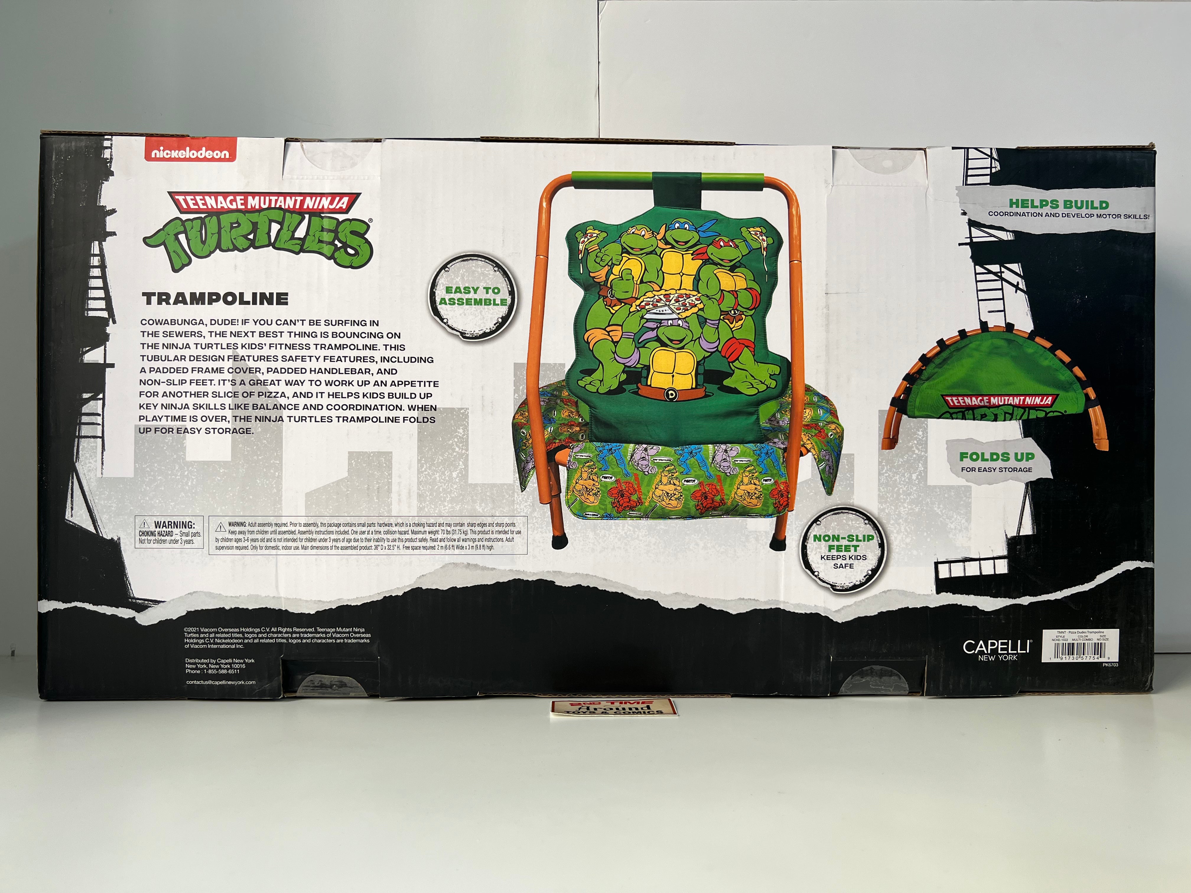 TMNT 36” Foldable Trampoline