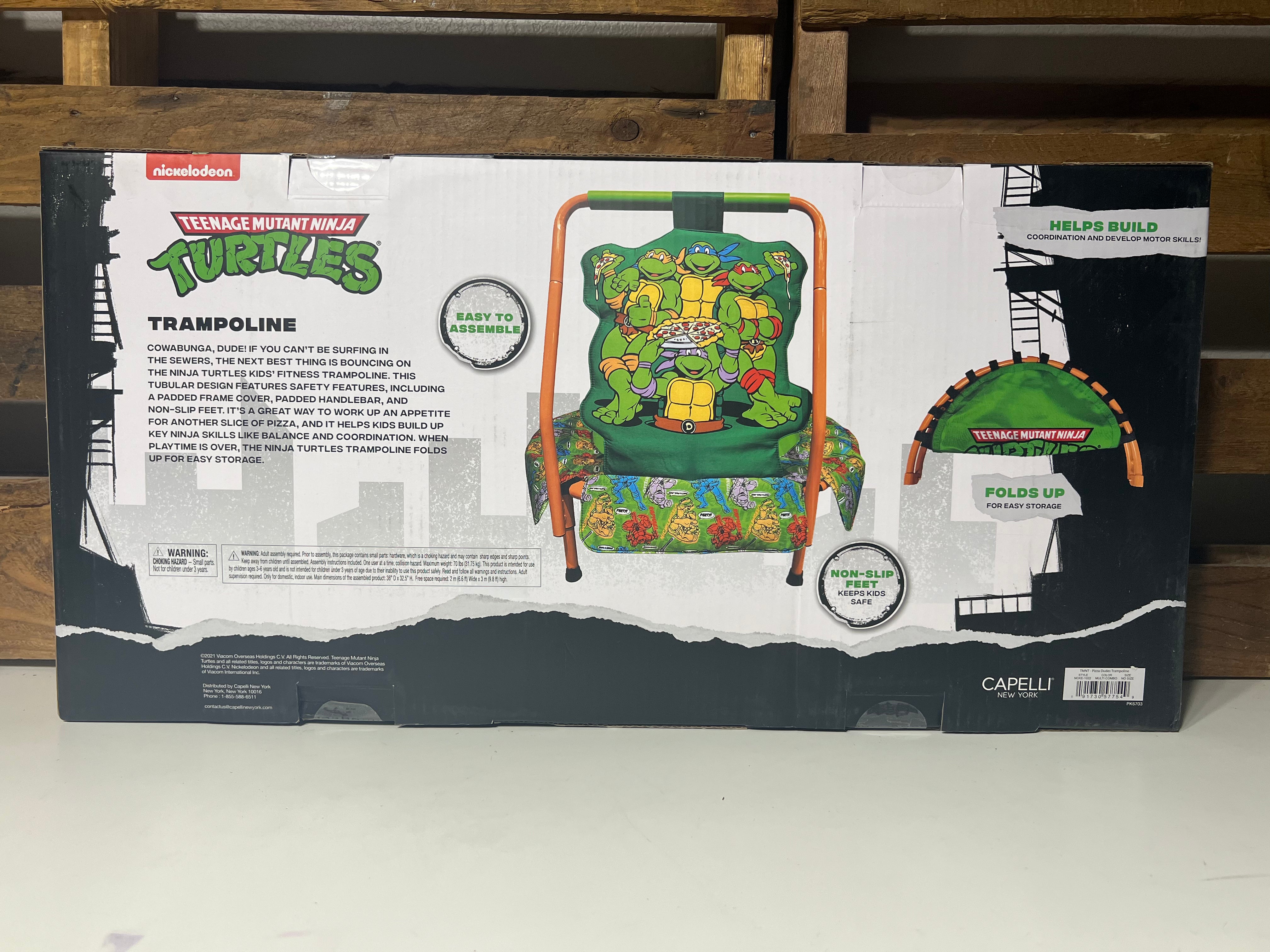 TMNT Classic 36” Foldable Trampoline