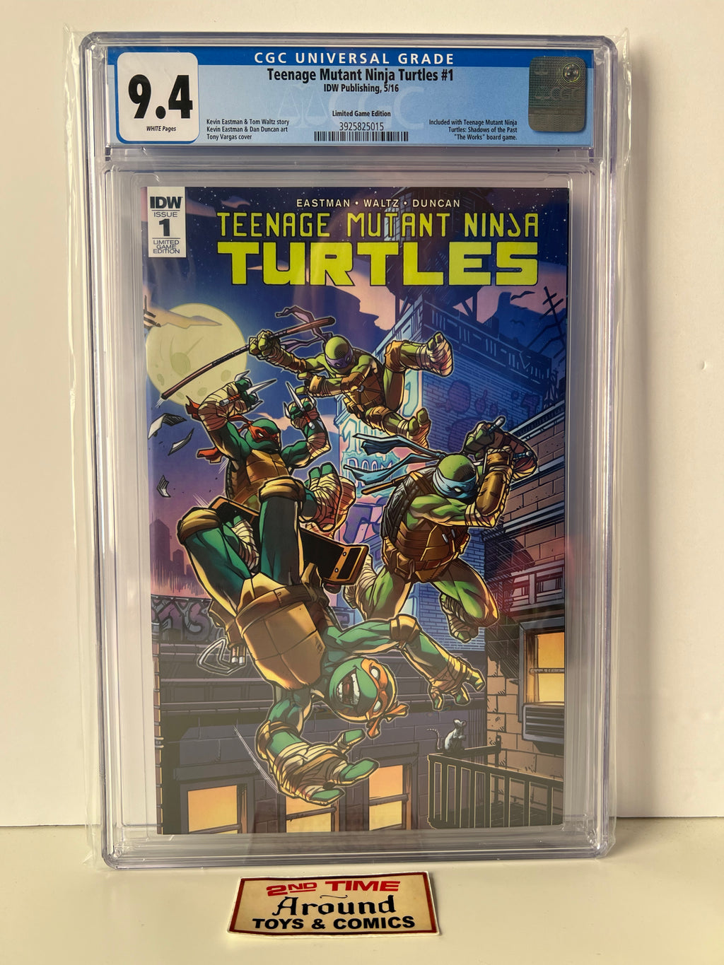 IDW TMNT #1 Limited Game Edition CGC 9.4
