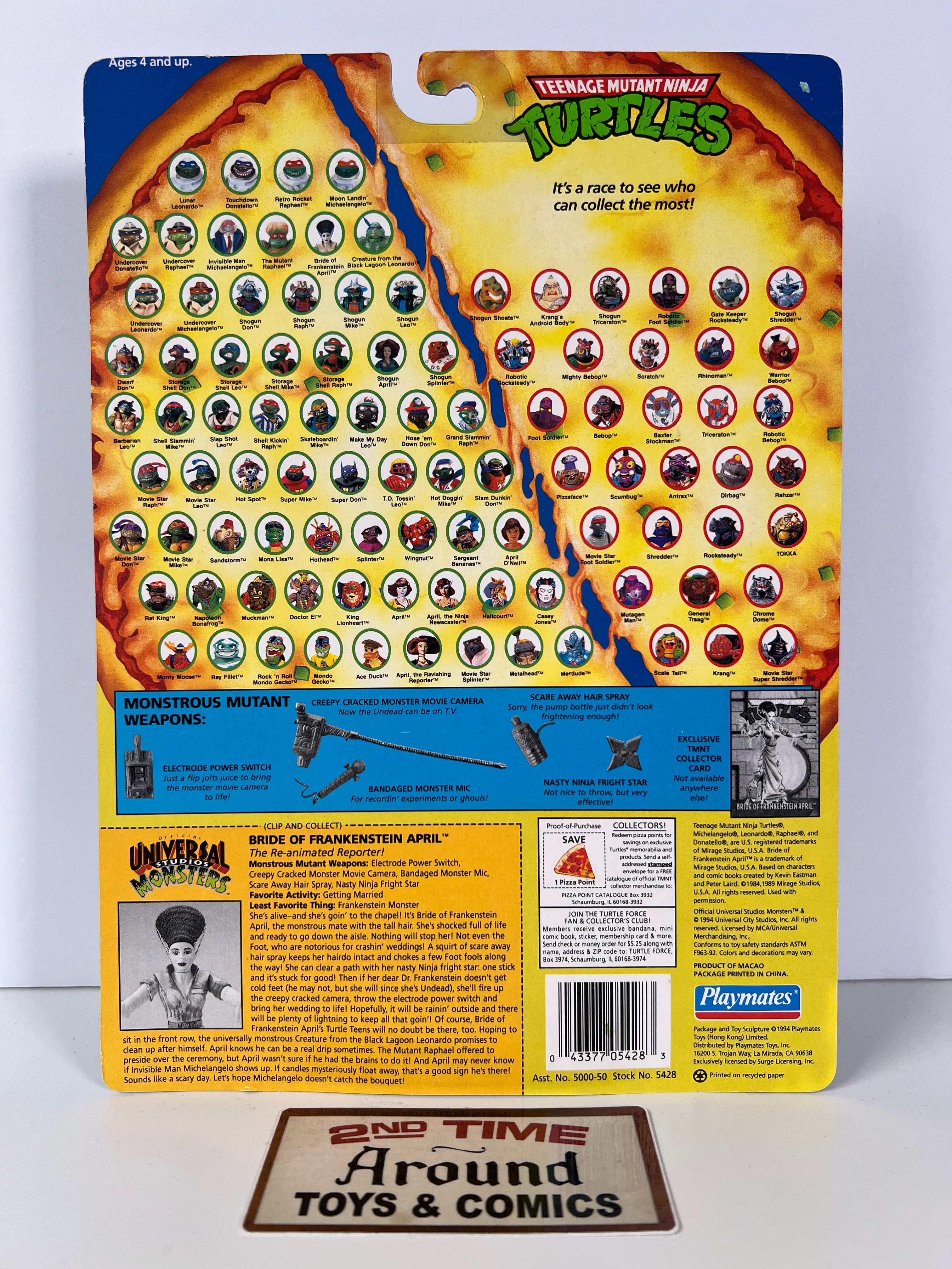 TMNT Universal Studios Monsters Bride Of Frankenstein April