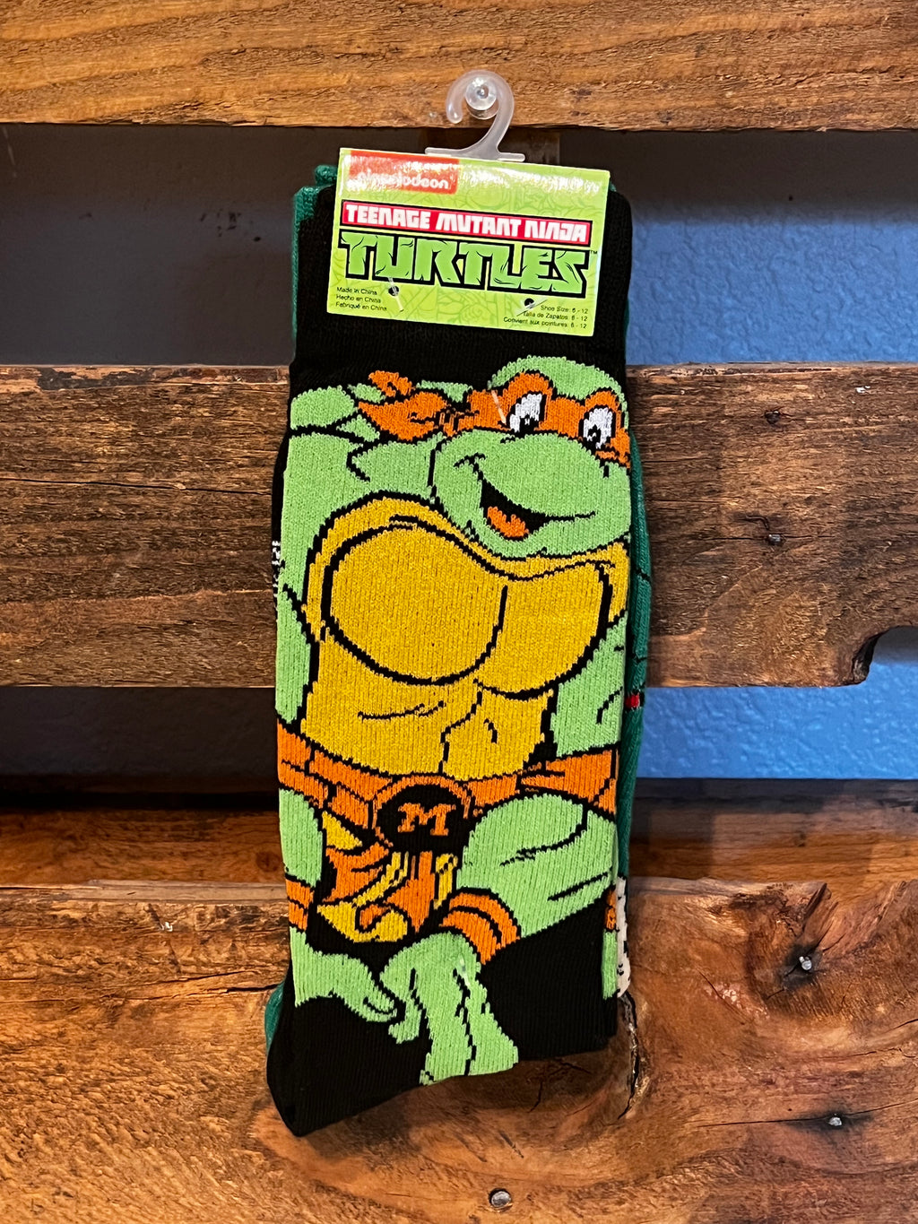 TMNT Mikey and Pizza Raph Socks